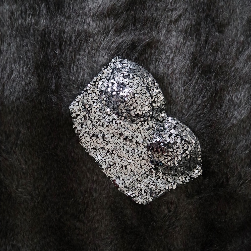 Sequin strapless crop top